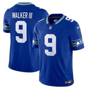 Mens or Youths Select Kenneth Walker III Stitched Vapor Royal Jersey